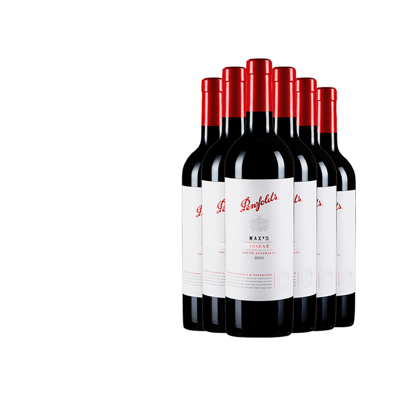 Penfolds Max's奔富麦克斯设拉子750m*6瓶干红葡萄酒澳洲原瓶进口