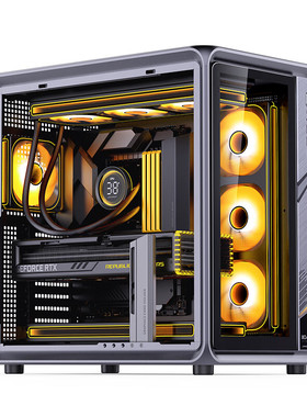 JONSBO乔思伯BO400 ATX铝制海景房机箱电竞游戏360水冷/ ARGB灯效