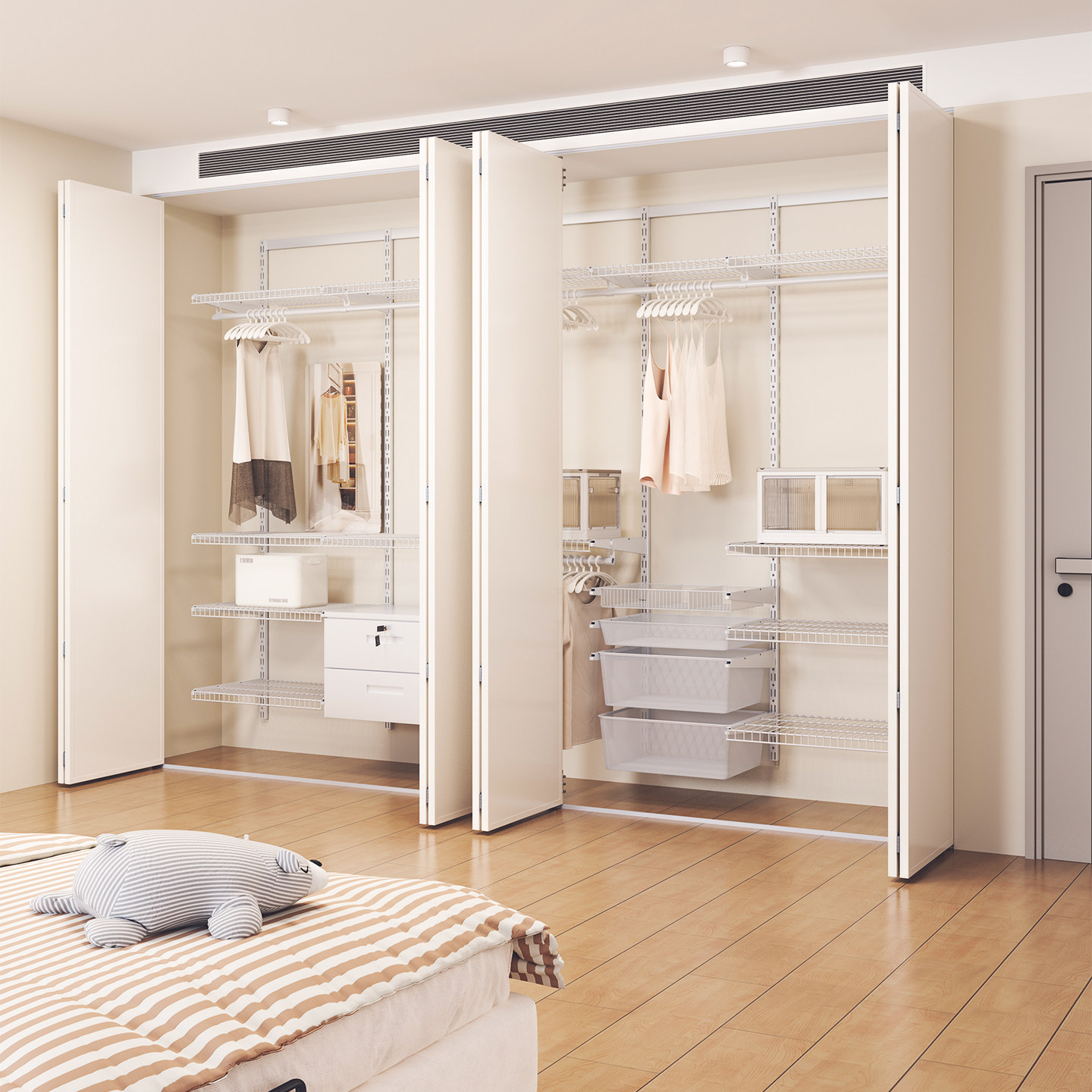 威能金属衣柜衣帽间砌墙衣柜走入式步入式衣帽间上墙架子货架定制,全屋定制,轻定制衣柜,淘宝优惠券,粉丝福利购,淘宝优惠卷