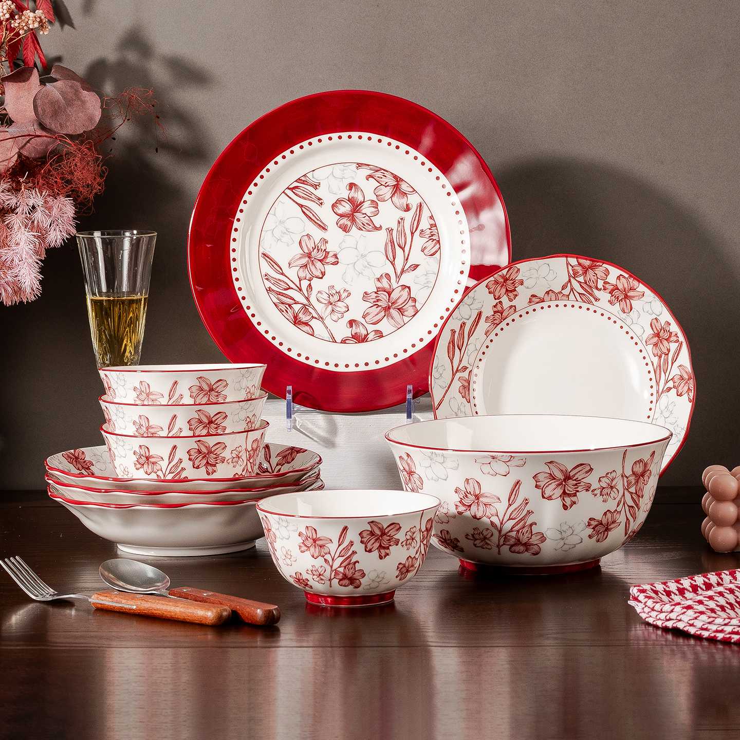 易堆叠收纳家用碗盘组合