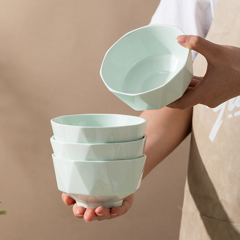 碗家用新款陶瓷纯色饭碗餐具创意吃饭碗酸奶碗专用小号汤面碗套装,餐饮具,碗,淘宝优惠券,粉丝福利购,淘宝优惠卷