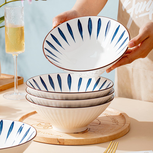 日式家用拉面碗陶瓷碗面馆专用