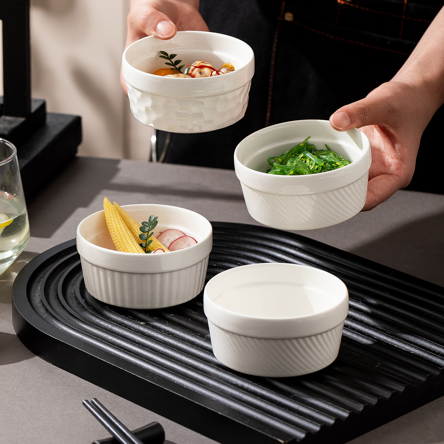 碗家用陶瓷2025新款精致简约蒸蛋羹专用碗高级感小号蒸碗餐具套装,餐饮具,碗,淘宝优惠券,粉丝福利购,淘宝优惠卷