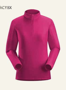 易登堡户外女士长袖立领针织休闲服女款套头抓绒衫WA2106Z