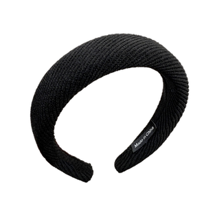 白露同款白色灯芯绒海绵发箍高颅顶头箍女秋冬压发箍显脸小发卡潮