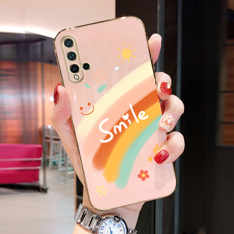 华为荣耀20手机壳电镀女款网红