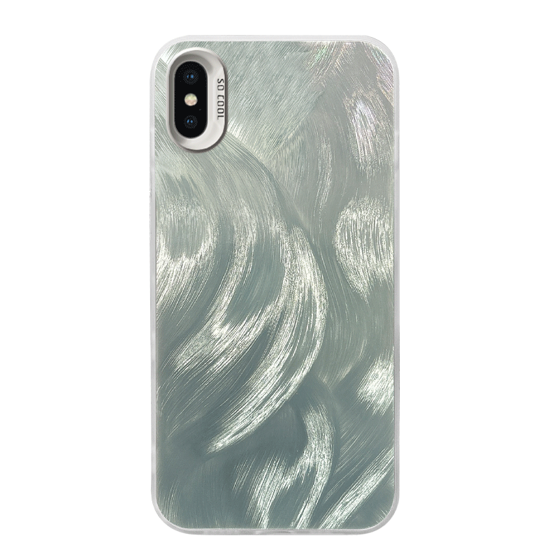 适用于苹果xsmax手机壳iPhonexr羽纱壳平果xs渐变ipxsmax女生新款xr全包防摔x高级感爆款简约奢华小众保