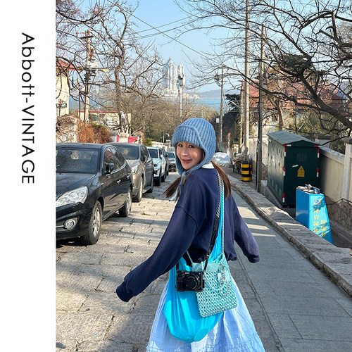 AbbottVINTAGE【多巴胺天丝包】双层布包时髦百搭轻便大容量女包