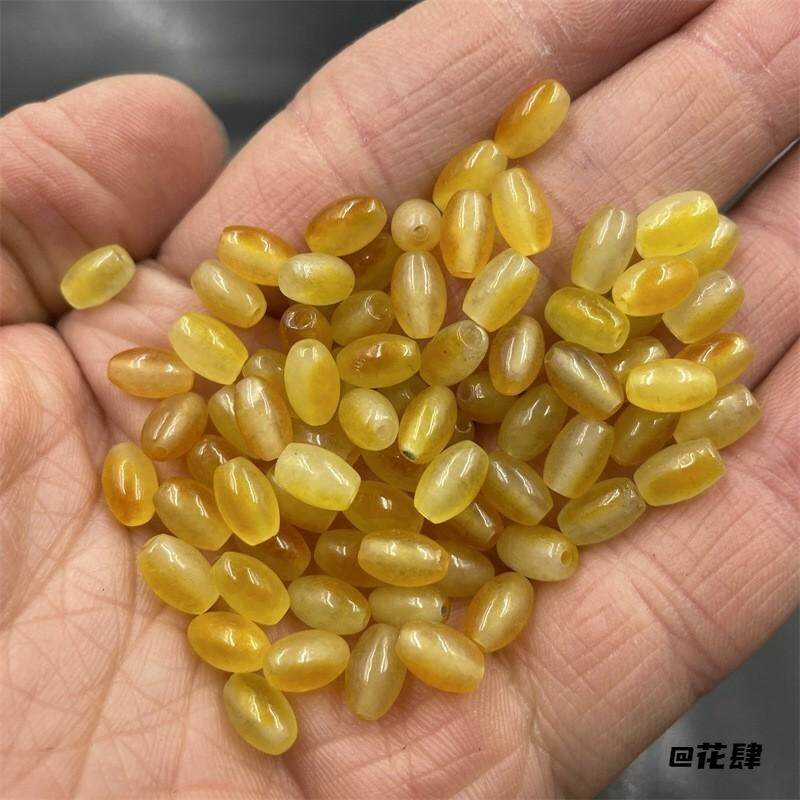 手工饰品仿黄龙玉散珠串珠手链精致时尚链条仿玉石珠子