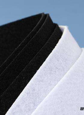 白色不织布diy长条bb夹材料包配件边夹垫片新款大张发夹