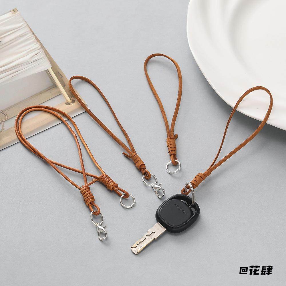 挂绳手工编织diy金属扣麂皮绳挂件牛皮绳吊坠挂绳挂件半成品,饰品/流行首饰/时尚饰品新,绳,淘宝优惠券,粉丝福利购,淘宝优惠卷