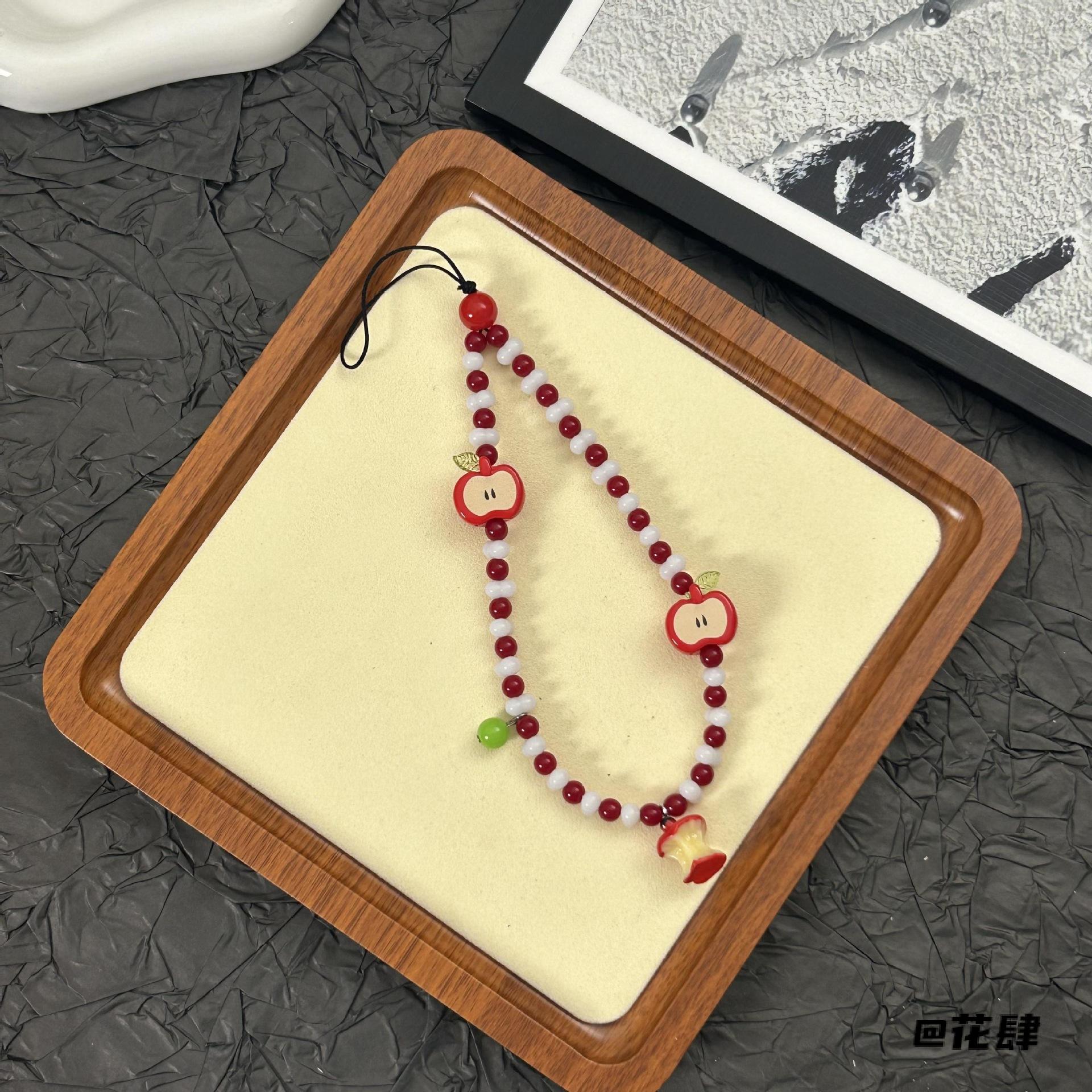 钥匙吊坠链条高级感苹果手机链防摔彩色高颜值潮牌女款个性网红