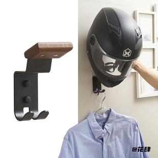 移动厨房免打孔壁挂式挂勾置物架吹风机摩托车头盔架帽托多种适用