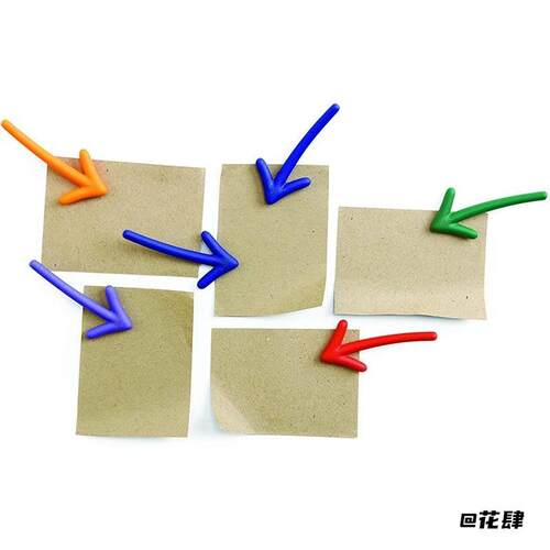 箭头造型冰箱贴磁吸创意磁性趣味磁力贴字牌3d个性卡通可爱