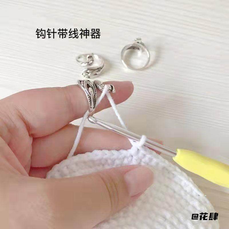 创意编织勾针勾线挂线孔雀绕线器绕线毛线指环手工保护套民族风,服饰配件/皮带/帽子/围巾,指环,淘宝优惠券,粉丝福利购,淘宝优惠卷