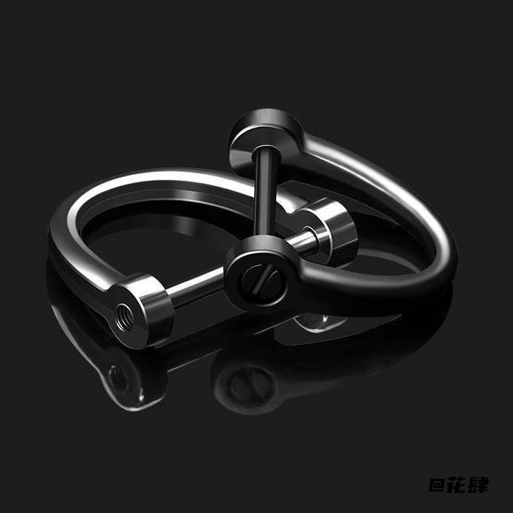 马蹄扣配件挂件防丢钥匙圈环马镫扣多功能拆装钥匙扣D扣DIY