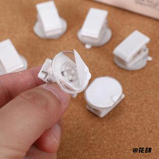 旋转夹带胶配件高粘性亚克力亚克力夹子咕卡夹自定义贴DIY办公
