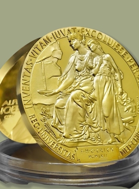 名人科学家发明家诺贝尔人像工艺品纪念币肖像奖牌奖章创始人徽章