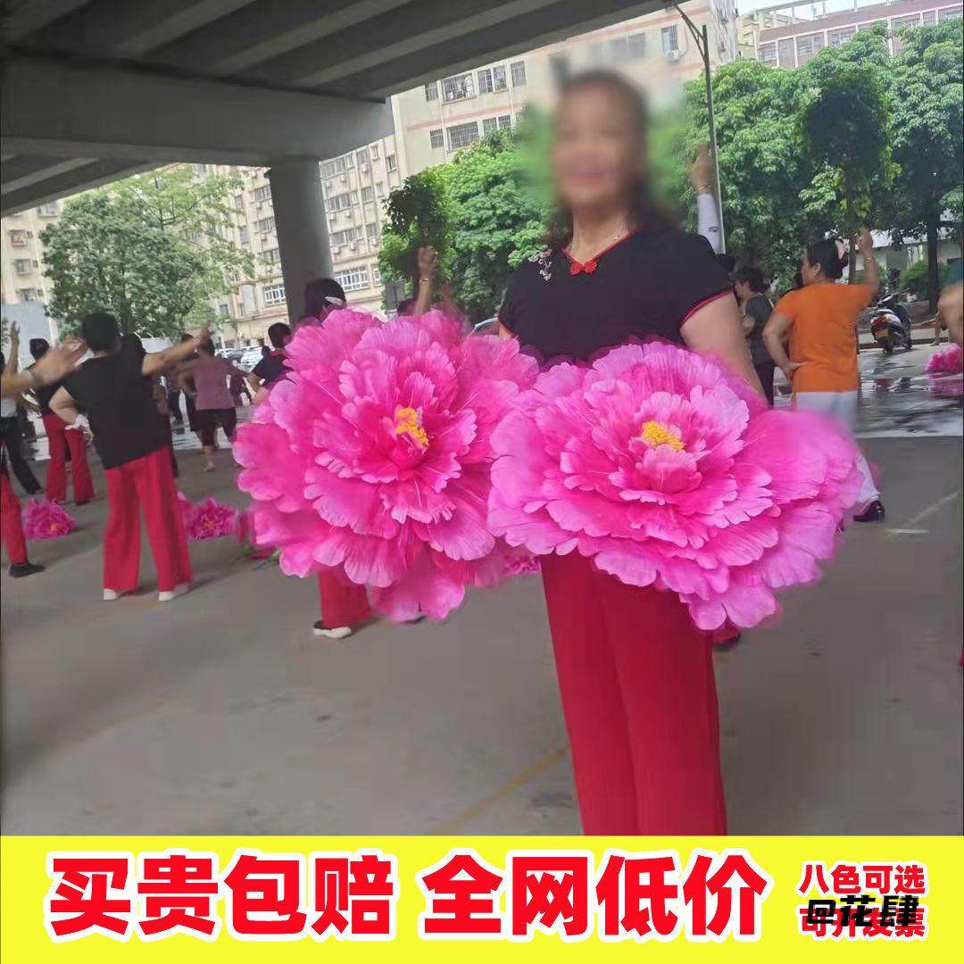 花朵舞蹈手拿花广场舞舞蹈道具小学演出道具花舞蹈道具手花表演,节庆用品/礼品,堵门/游戏道具,淘宝优惠券,粉丝福利购,淘宝优惠卷