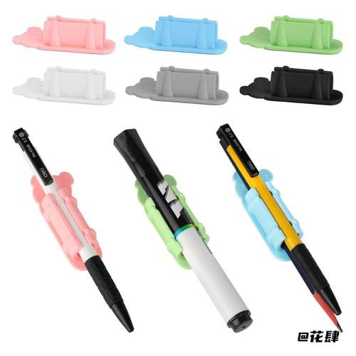 考拉双层笔夹百搭铅笔耐用便携多功能新款笔套化妆刷笔架收纳钢笔