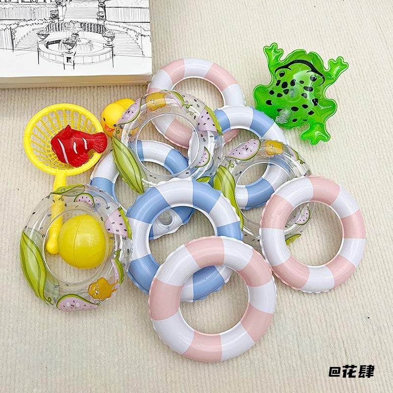 迷你泳圈鱼缸摆件底座多功能饰品可爱拍照道具奶茶杯托充气装饰,节庆用品/礼品,创意摆件,淘宝优惠券,粉丝福利购,淘宝优惠卷