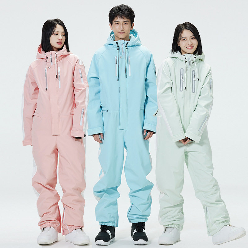 2023滑雪服套装连体成人防风防水保暖户外装备单板双板滑雪衣男
