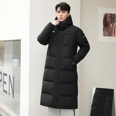 400克巨厚羽绒服休闲户外中长款