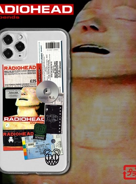 Radiohead电台司令摇滚透华为小米OPPO红米三星vivo一加iQOO78手机壳适用苹果13iPhone12promaxs14plus11xr15