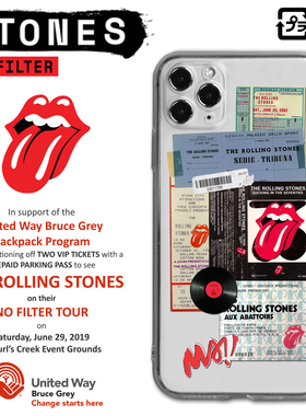 滚石乐队摇滚透明全包手机壳realme小米华为oppo三星vivo荣耀iqoo红米适用苹果13iPhone12pro17maxs14xr78p15