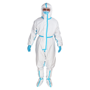 医用防护服一次性连体全身大白隔离衣医院防疫核酸医护专用全套装