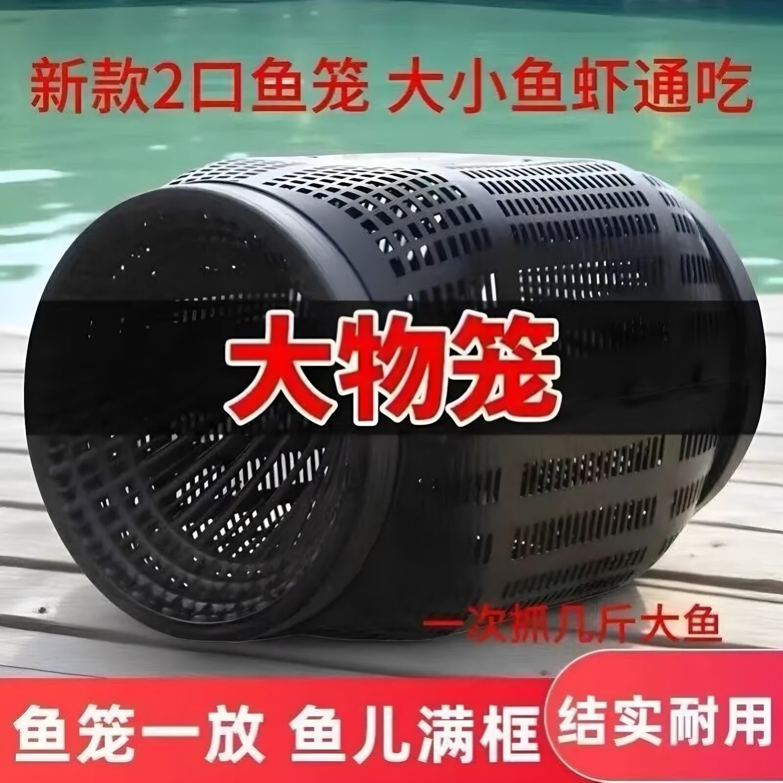 2026新型大号鱼笼黄鳝龙虾泥鳅专用鱼网沉底新款倒须虾笼加大笼子