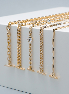 钱包手拿卡包改造链条包包配件一字扣OT链子斜挎单肩替换单买包带