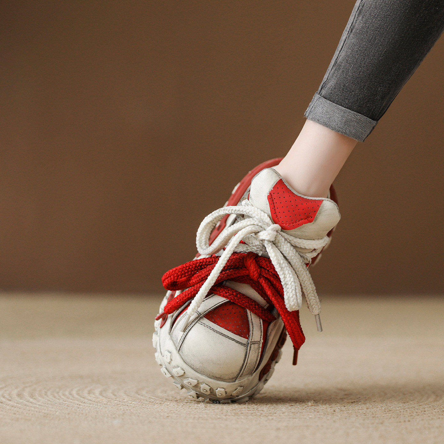 丑萌鞋脏脏鞋2026春季新款时尚老爹鞋百搭休闲鞋厚底单鞋女鞋潮,女鞋,老爹鞋,淘宝优惠券,粉丝福利购,淘宝优惠卷