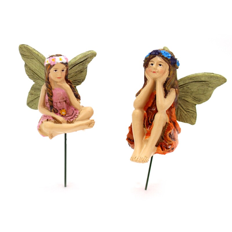 fairy garden -  6pcs miniature fairies figurines accessories