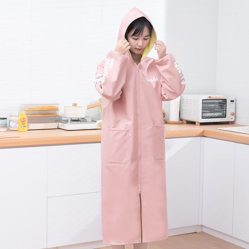 围裙冬季防水加厚加绒罩衣女大人中长款时尚工作服过膝加长款大褂,家庭/个人清洁工具,围裙,淘宝优惠券,粉丝福利购,淘宝优惠卷