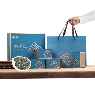 都匀毛尖2025新茶礼盒装明前头采独芽贵州茶叶高山云雾绿茶400g