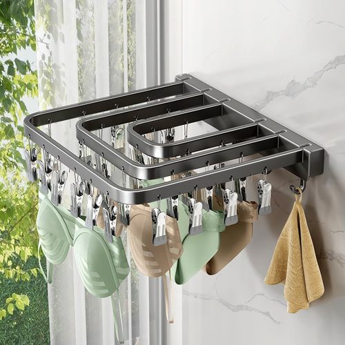 超轻奢晒架晒袜子神器晾衣架家用