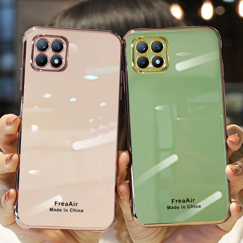 适用OPPOReno4SE手机壳opporeno4se电镀软边PEAM00外壳oppreon4s e防摔高档reon4se5g保护套opooReno4s全包边