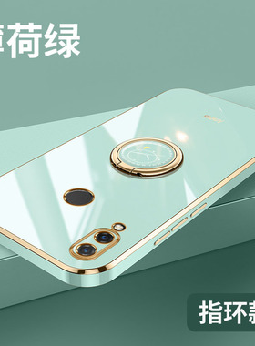 适用华为nova3手机壳naov3外壳PAR-TLOO时尚指环hw nva3保护套6.3寸防摔n0va3全包镜头huawei高档nvoa3硅胶软
