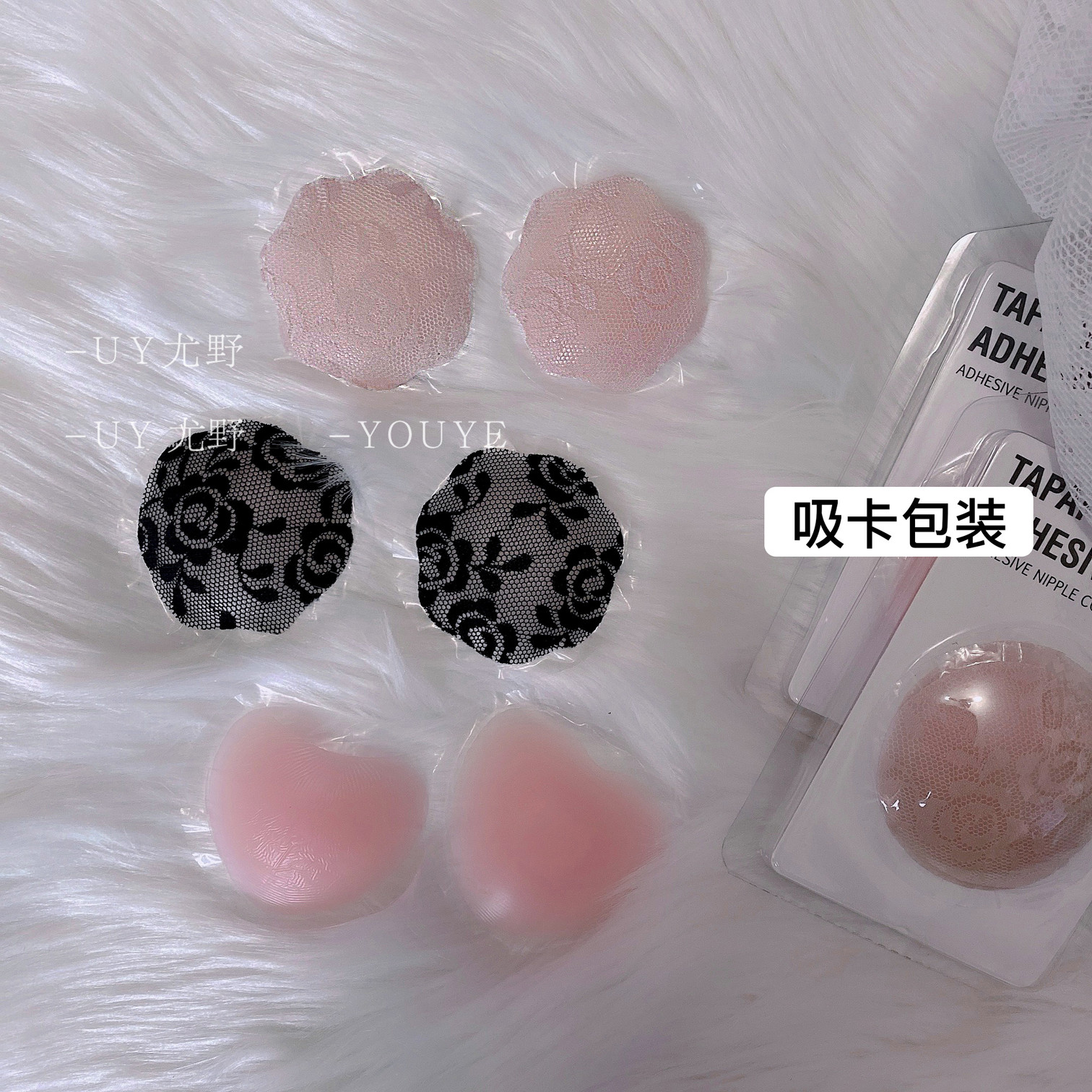 防凸点软硅胶胸垫蕾丝无痕胸贴