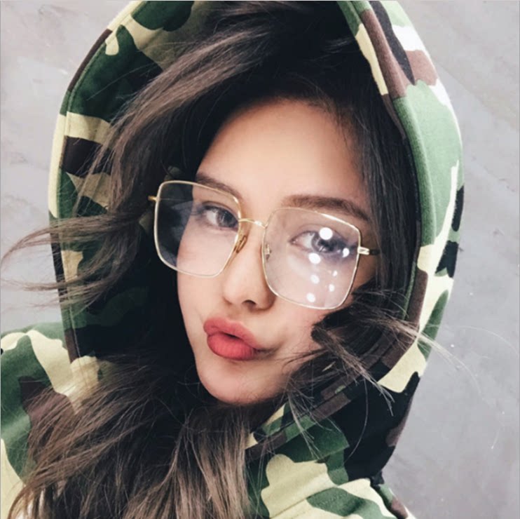 周扬青同款眼镜女方框复古平光镜