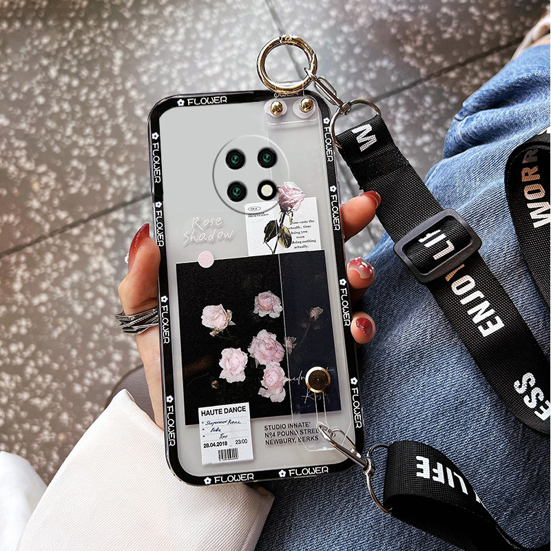 华为硅胶时尚腕带，挂绳防摔