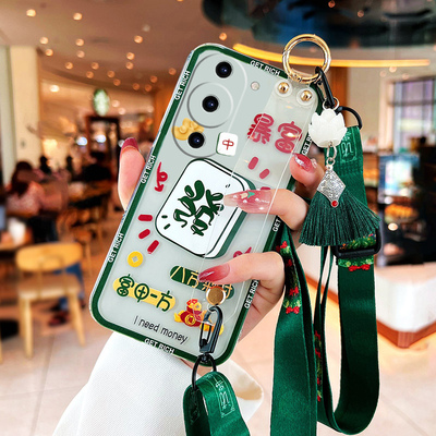 华为硅胶时尚腕带，挂绳防摔