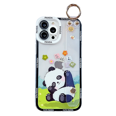 小米透明软壳卡通可爱腕带支架