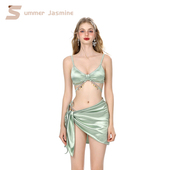 夏茉微澜2025新款 泳衣女分体性感显瘦比基尼泡温泉高级感遮肚泳装