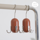 中复古实木挂包神器衣柜收纳多挂钩衣帽架家用挂包帽轻奢意式 调性