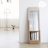 稍安物造全身穿衣镜ins家用落地北欧软包女生卧室服装 试轻奢挂墙