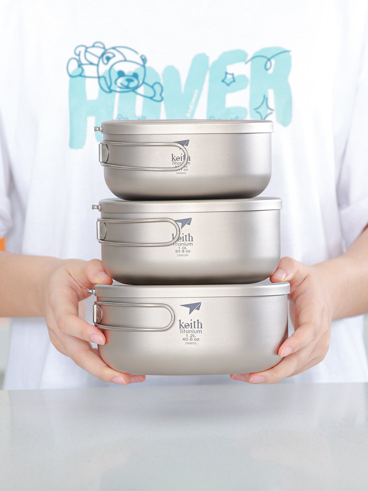 keith铠斯全钛饭盒钛合金学生餐具上班族便当盒户外带饭盒保温,餐饮具,饭盒/保温桶/保温提锅,淘宝优惠券,粉丝福利购,淘宝优惠卷