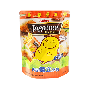 香港进口卡乐比Jagabee薯条三兄弟原切薯条港版小吃零食独立包装