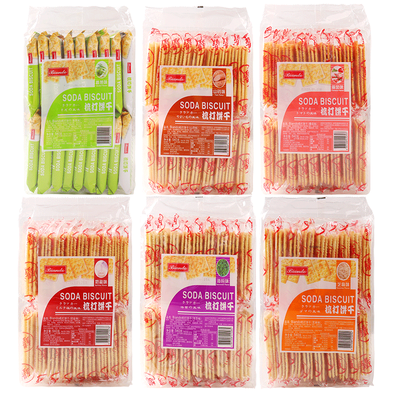 Biando梳打饼干多个口味